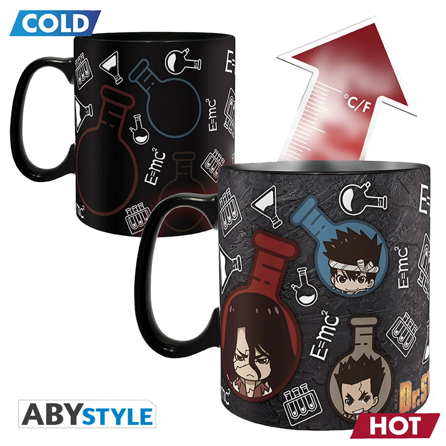 DR STONE Heat Change Mug Group Formula 460ml