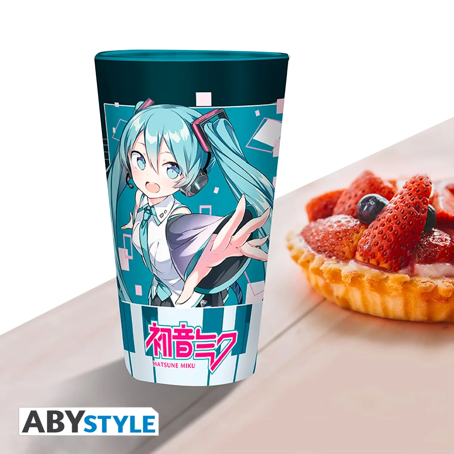HATSUNE MIKU Large Glass Musical City 400ML