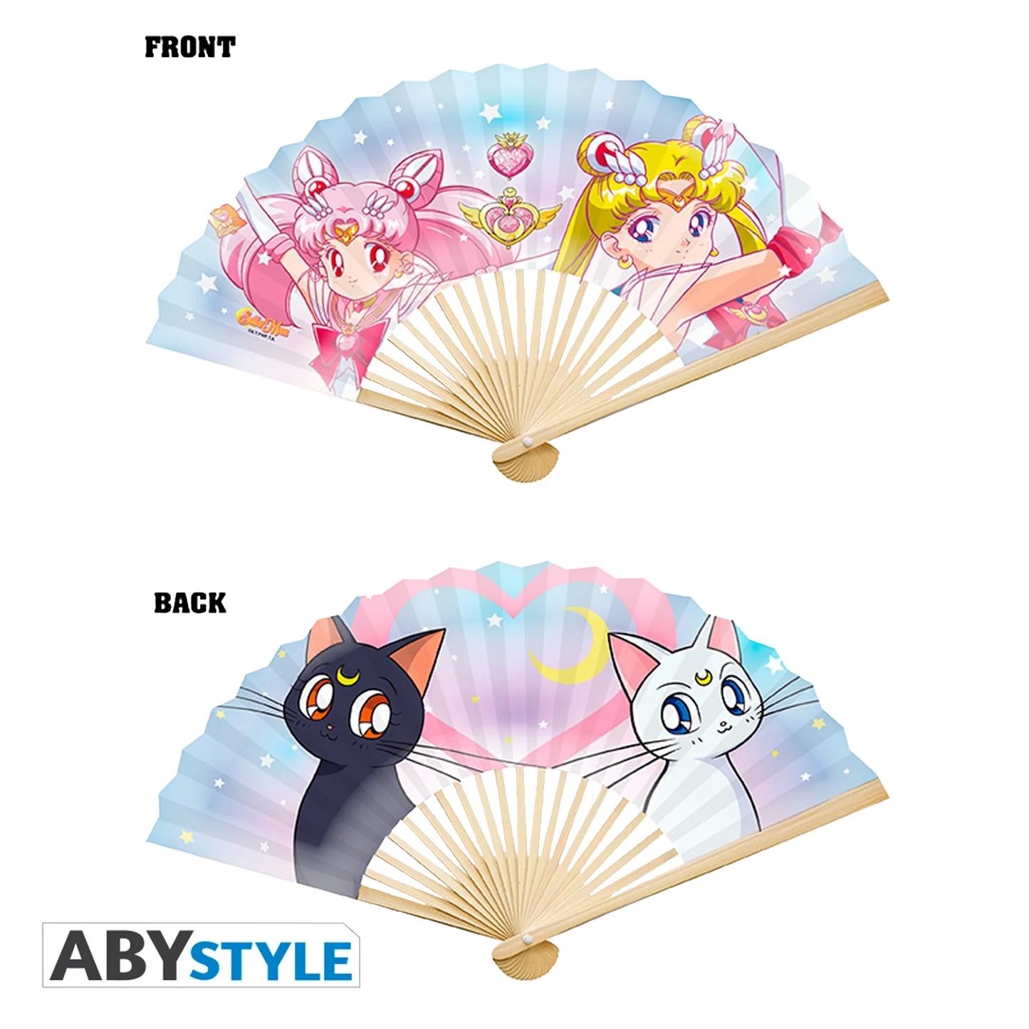 SAILOR MOON Fan - Fächer "Sailor Moon & Cats"