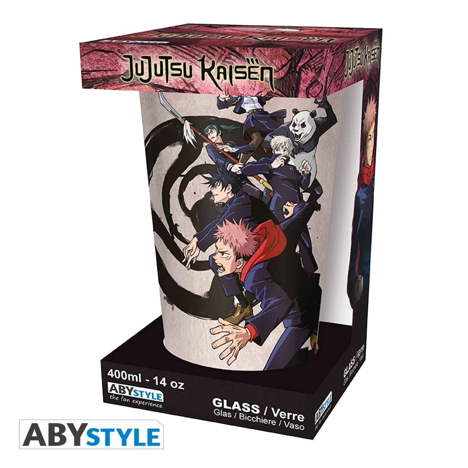 JUJUTSU KAISEN Large Glass TokyoVSKyoto 400ML