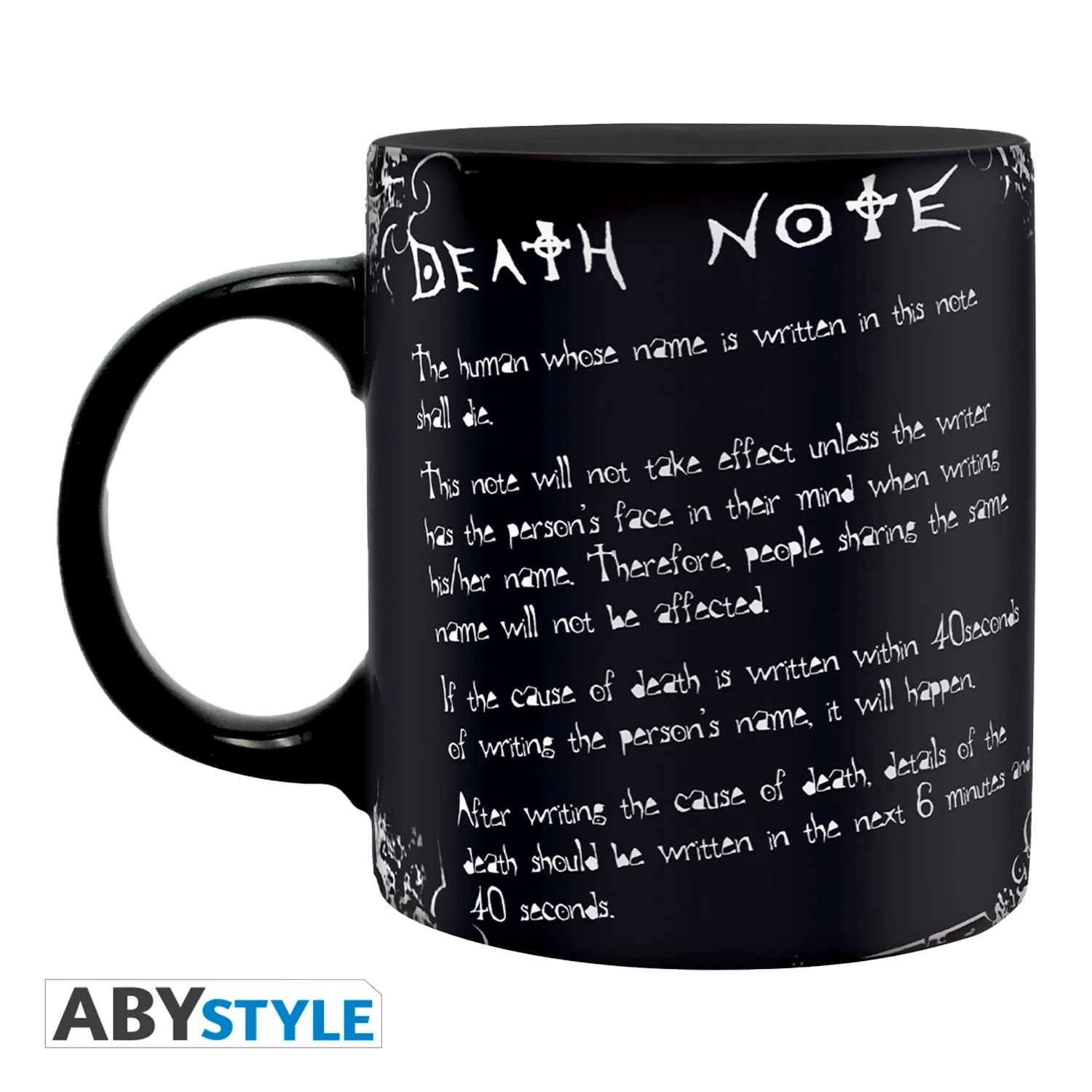 DEATH NOTE Mug 320ML L & Rules