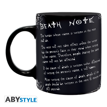 DEATH NOTE Mug 320ML L & Rules