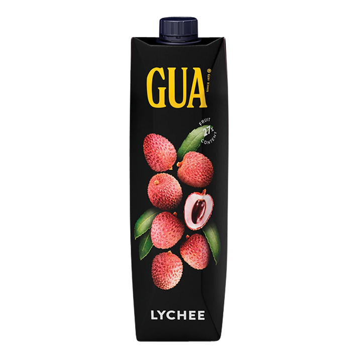 GUA lychee nectar fruit juice content min. 26% 1L