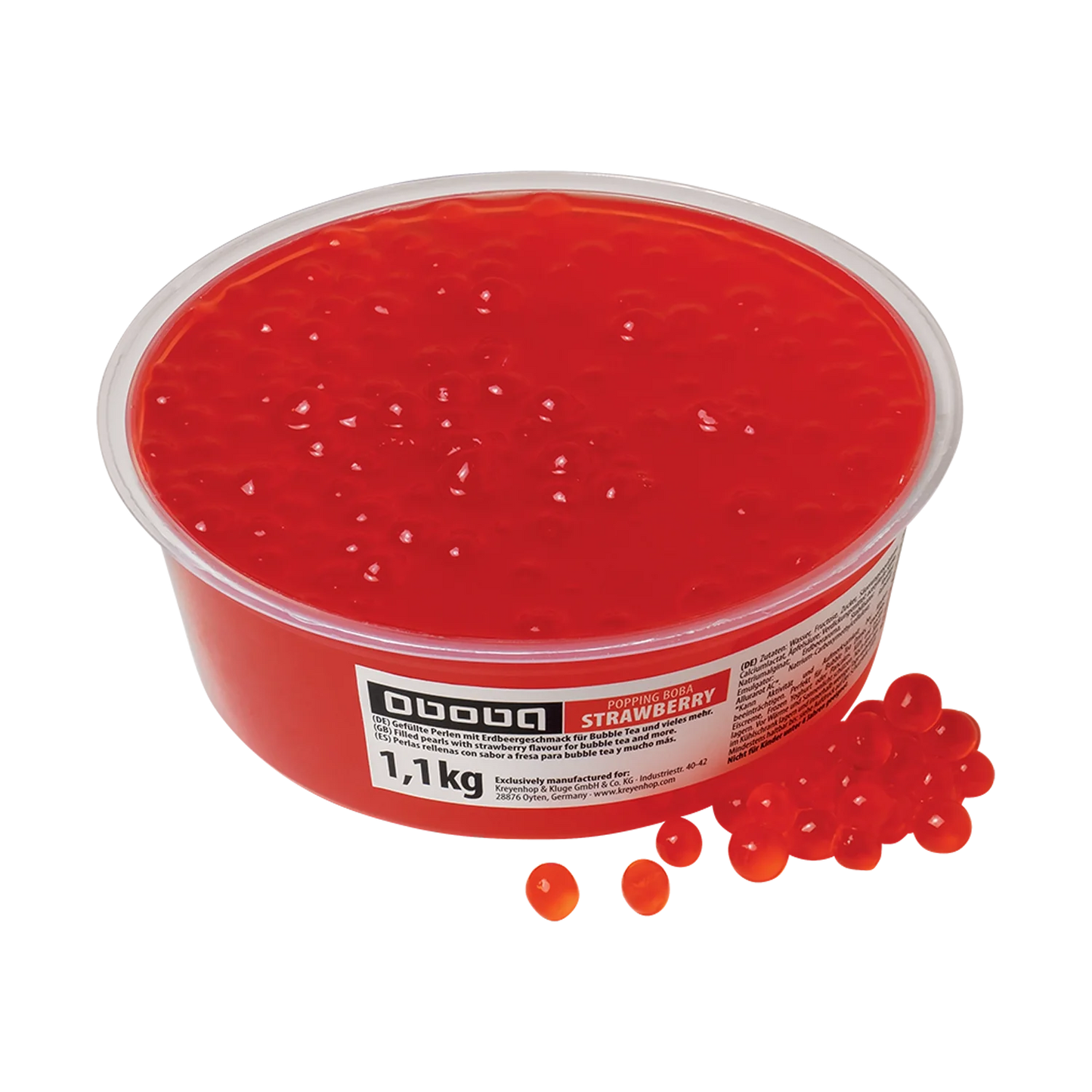OBOBA Popping Boba Erdbeere 1,1KG
