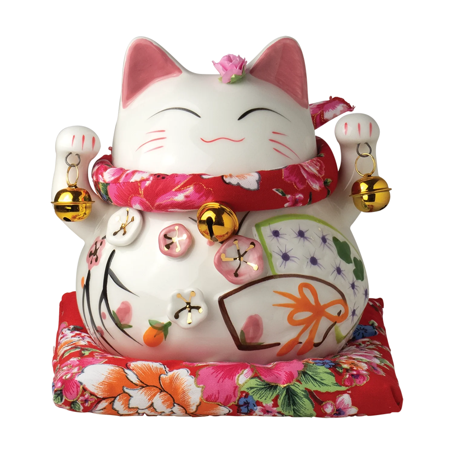 Jade Temple Porzellan Spardo. Maneki Neko Pink