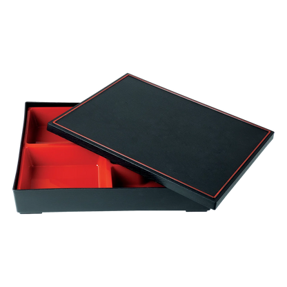 JADE TEMPLE Bento Box Schwarz mit Deckel