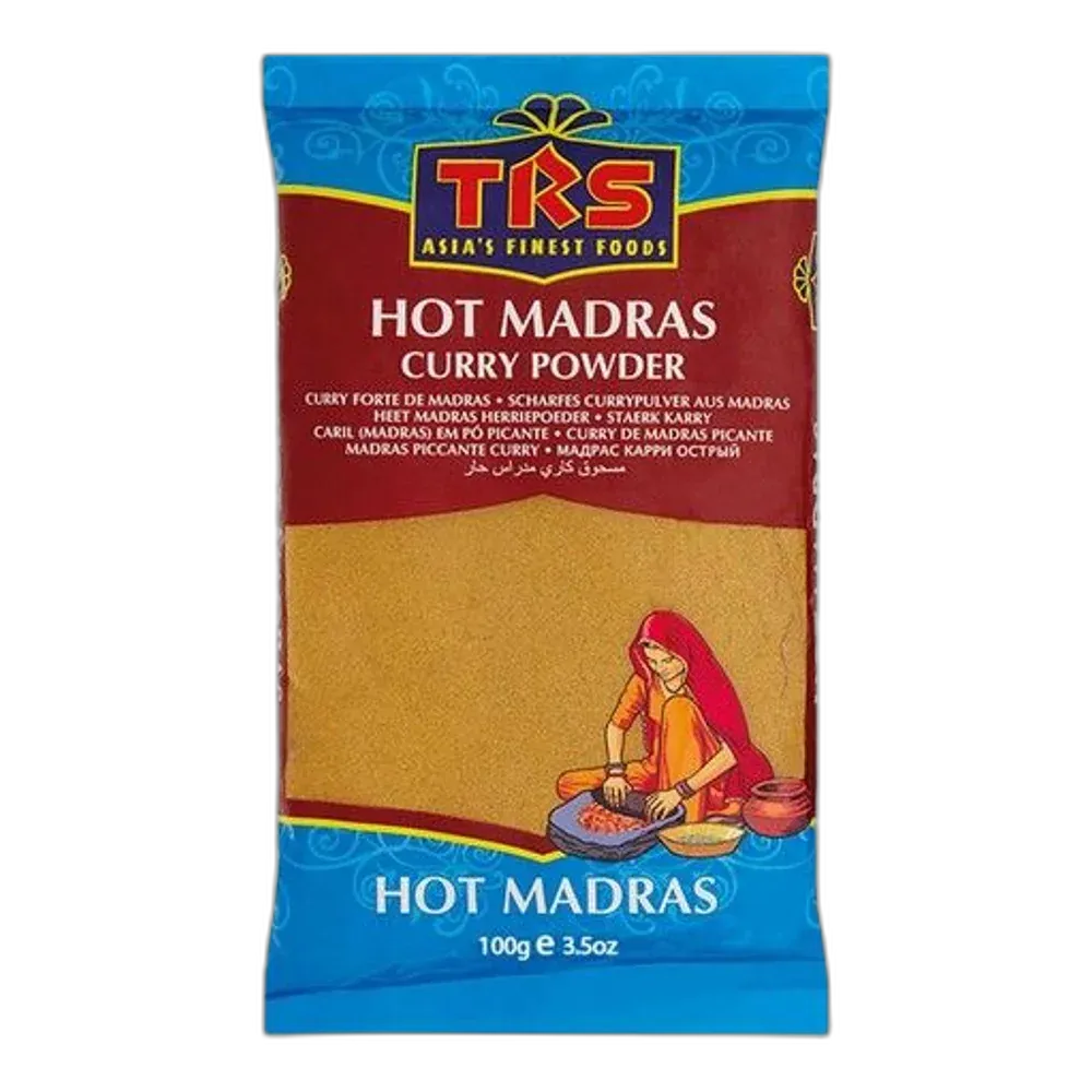 TRS Madras Curry Hot Pulver 100G – Würzig & Aromatisch