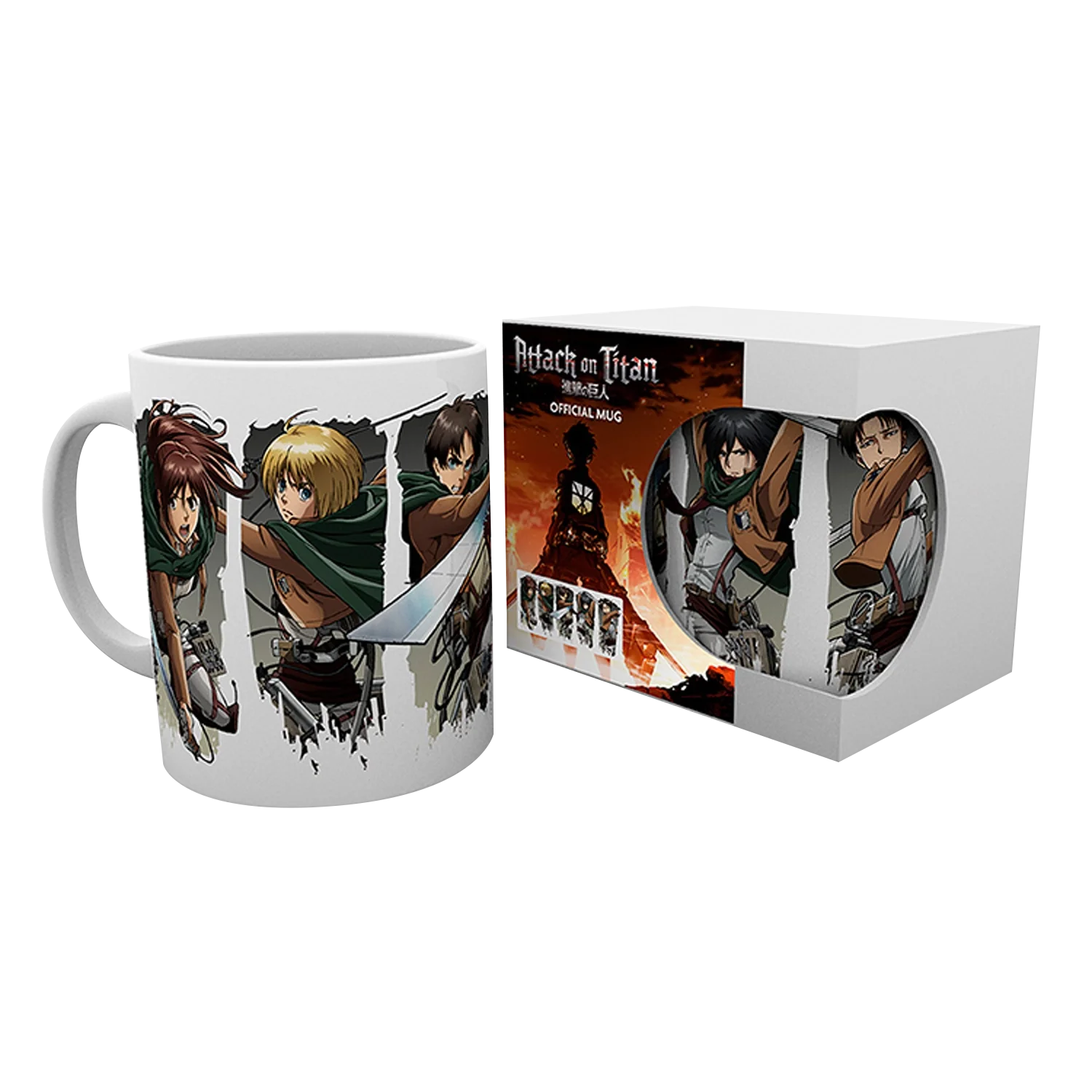 ATTACK ON TITAN Mug 320ml Characters Montage