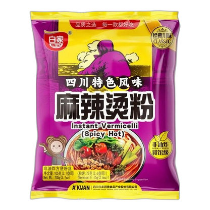 BAIJIA Instant Vermicelli Spicy Hot 105G