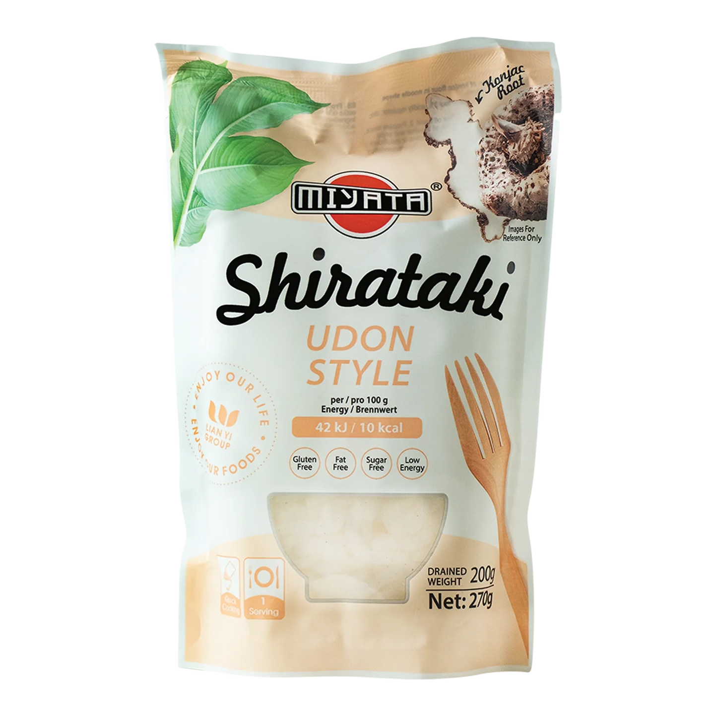 MIYATA Shirataki Udon Style Nudeln 270G