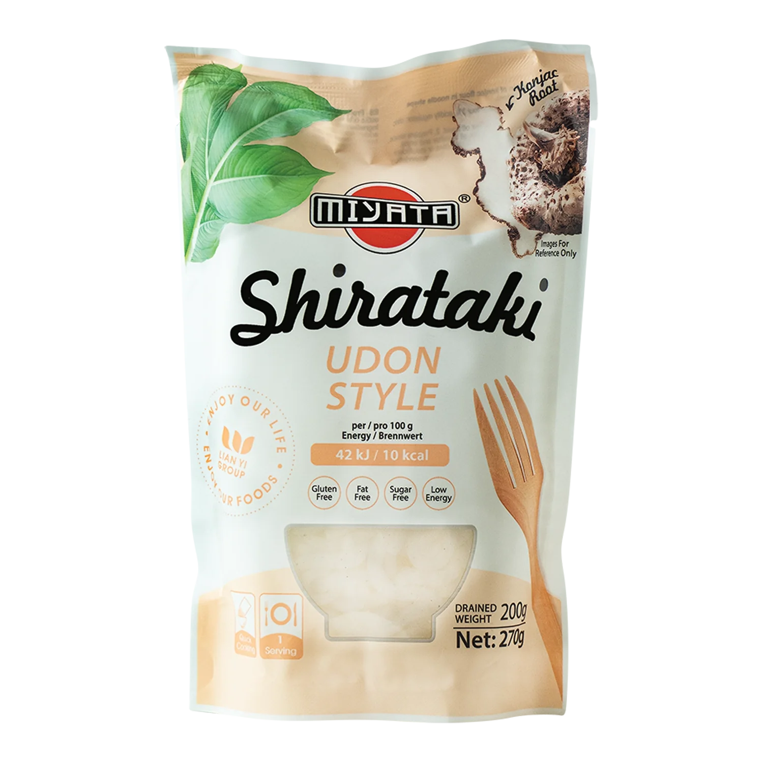 MIYATA Shirataki Udon Style Nudeln 270G