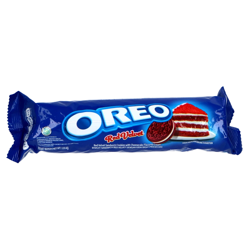 OREO Sandwich Biscuit Red Velvet Flavor 119,6G