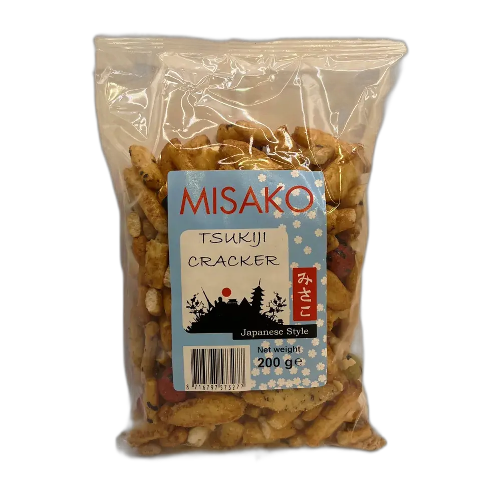 MISAKO Tsukiji Mix, Reis Cracker Nori Mix 200G