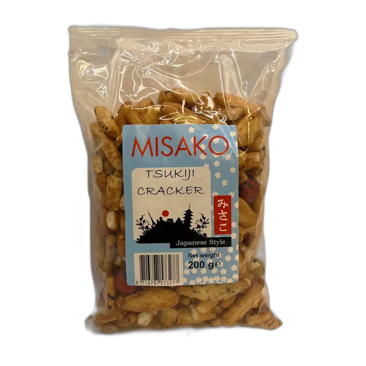 MISAKO Tsukiji Mix, Rice Crackers Nori Mix 200G