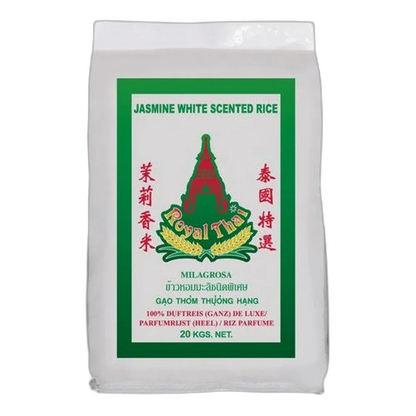 ROYAL THAI Jasminreis 20KG – Original Duftreis aus Thailand