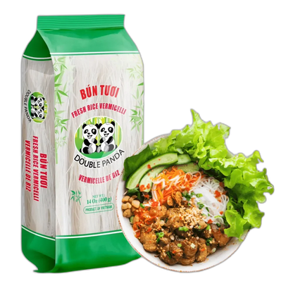 DOUBLE PANDA Rice Vermicelli Bun Tuoi 400G
