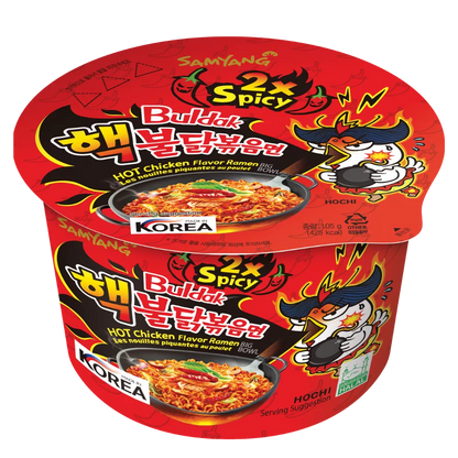 SAMYANG Buldak 2xSpicy Hot Chicken Big Bowl 105G