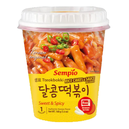 SEMPIO Tteokbokki m.Sauce Sweet&Spicy Cup 160G