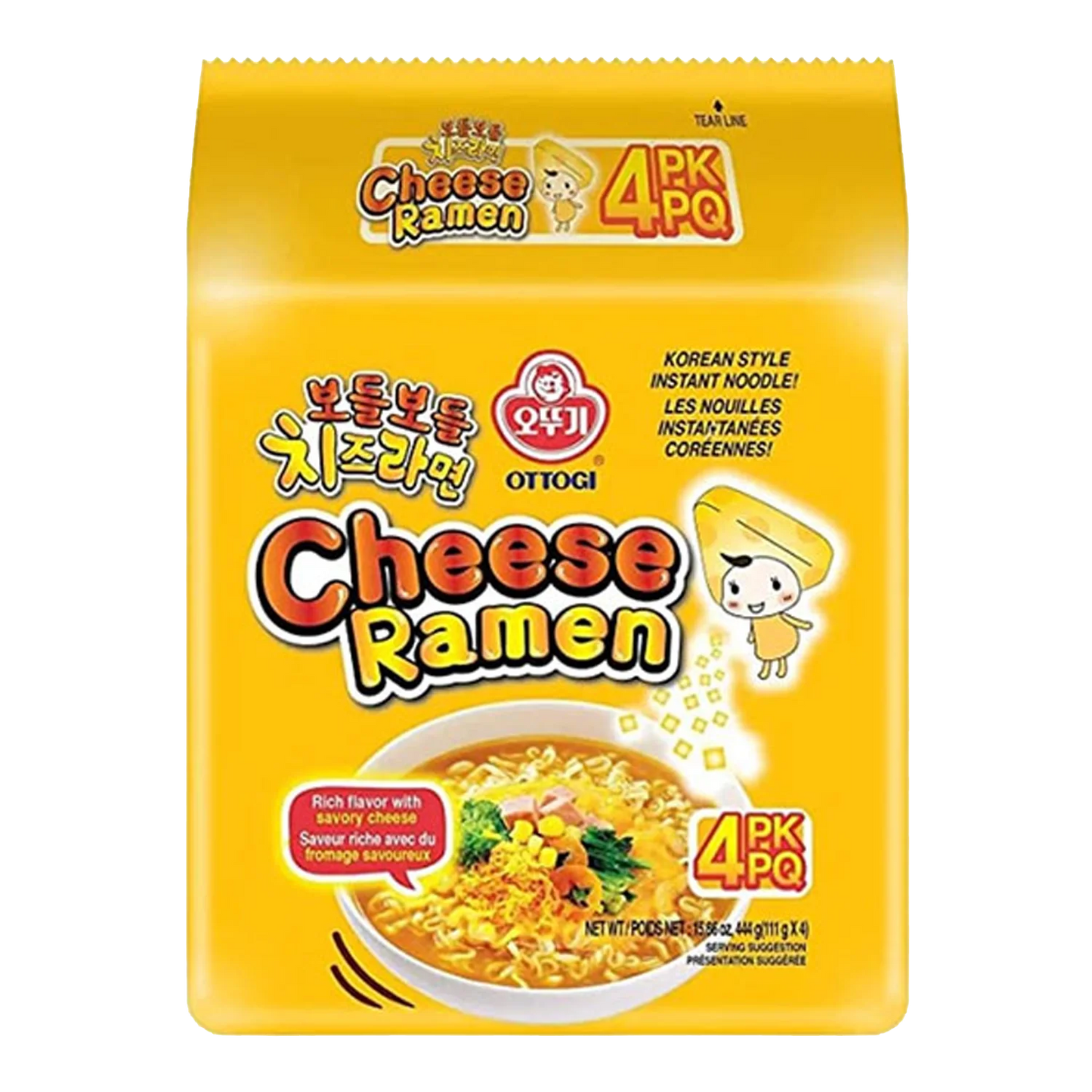 OTTOGI Cheese Ramen Multipack 4x111G