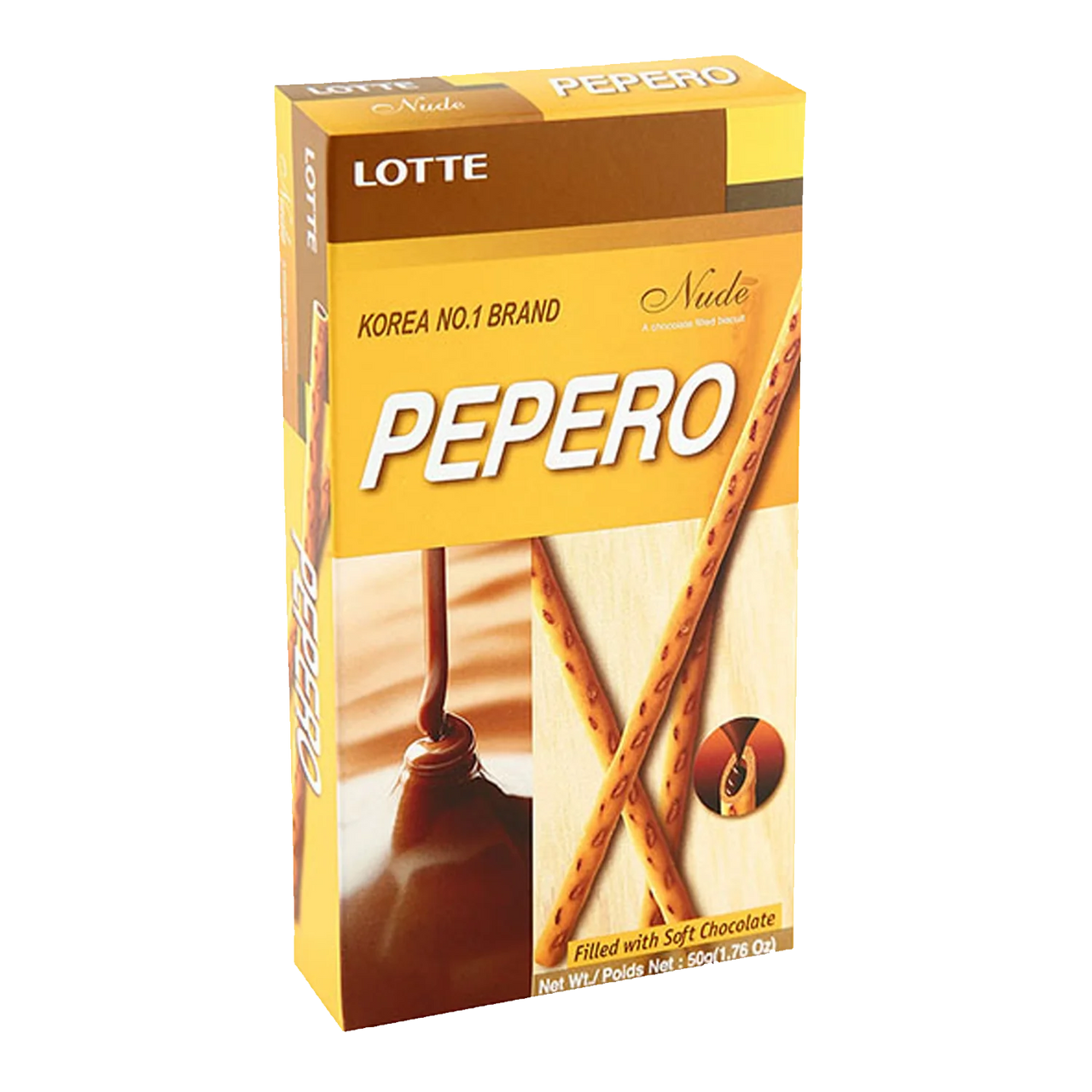 PEPERO Biscuit Stick Nude Chocolate 50G