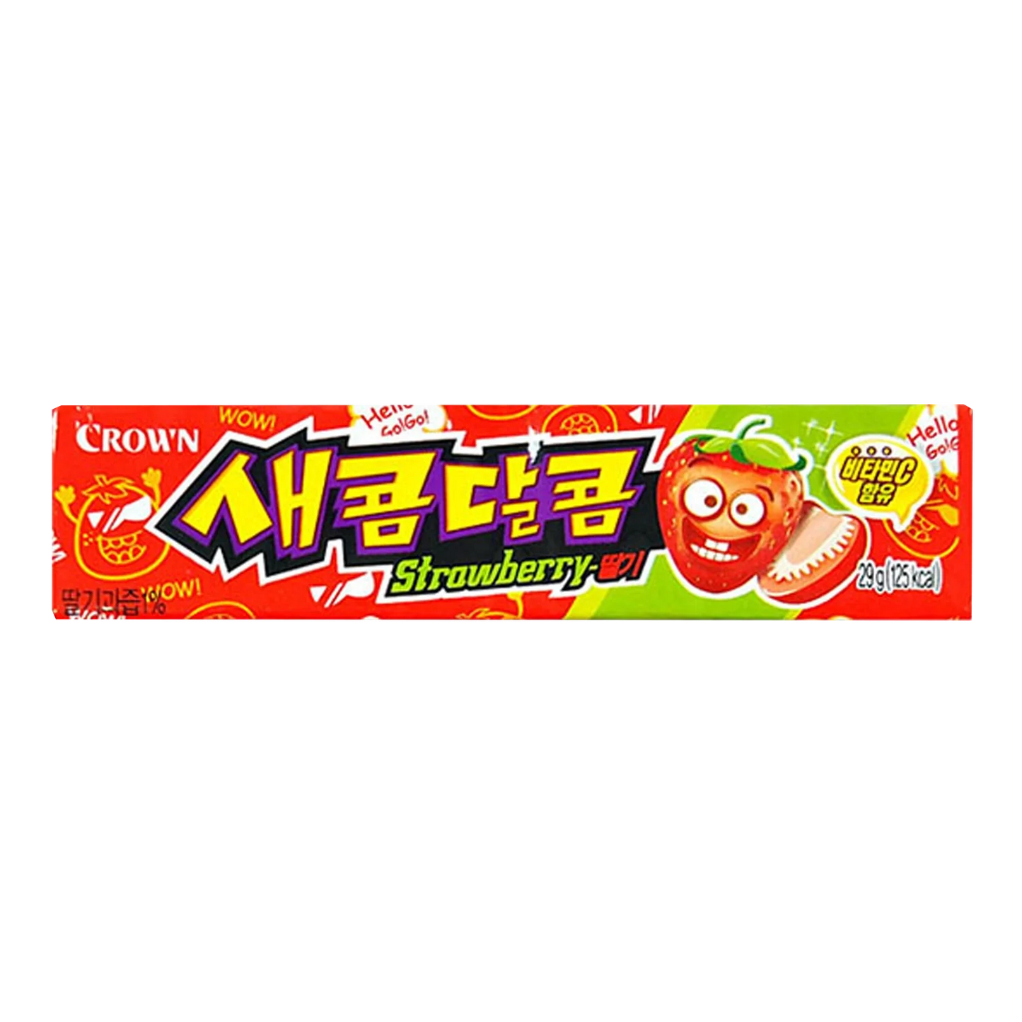CROWN Kaubonbon Erdbeere 29G