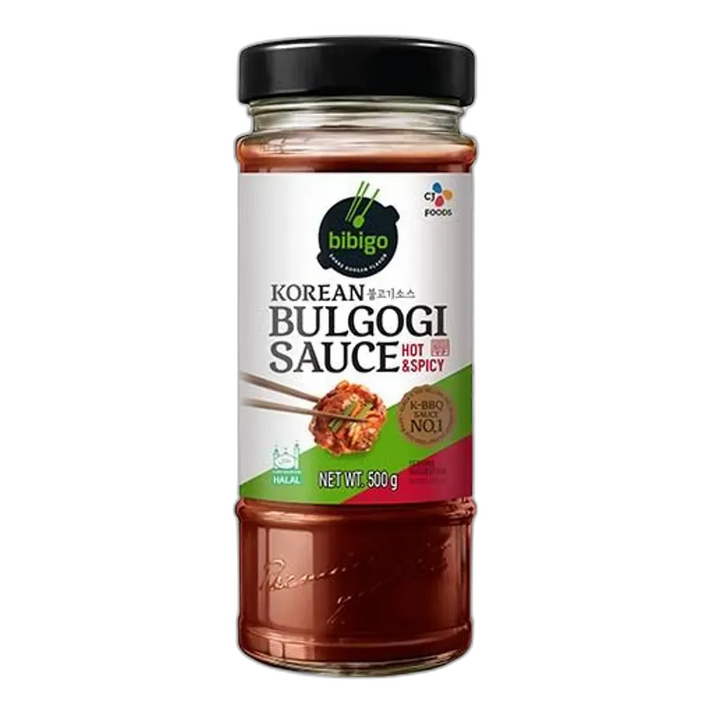 BIBIGO Bulgogi Sauce Hot & Spicy – ​​Korean spicy marinade 500g