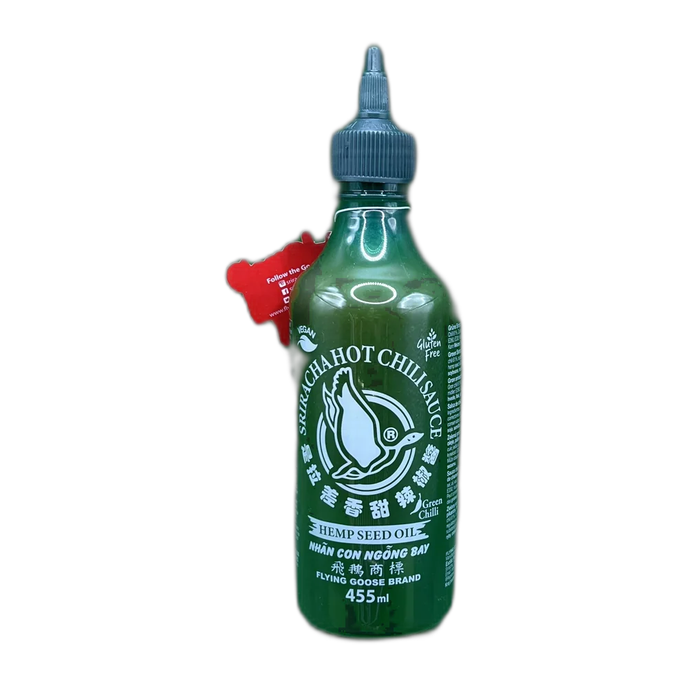 FLYING GOOSE Sriracha Mit Hanfsamen√∂l 455ML