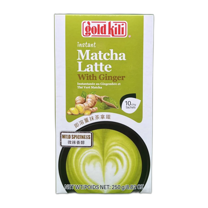 GOLD KILI Instant Matcha Latte m. Ingwer 250G