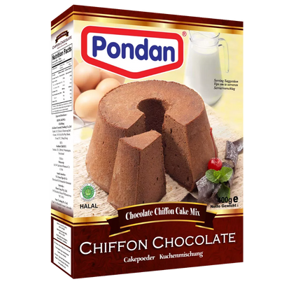 PONDAN Chiffon Cake Chocolate-Backmix 400G