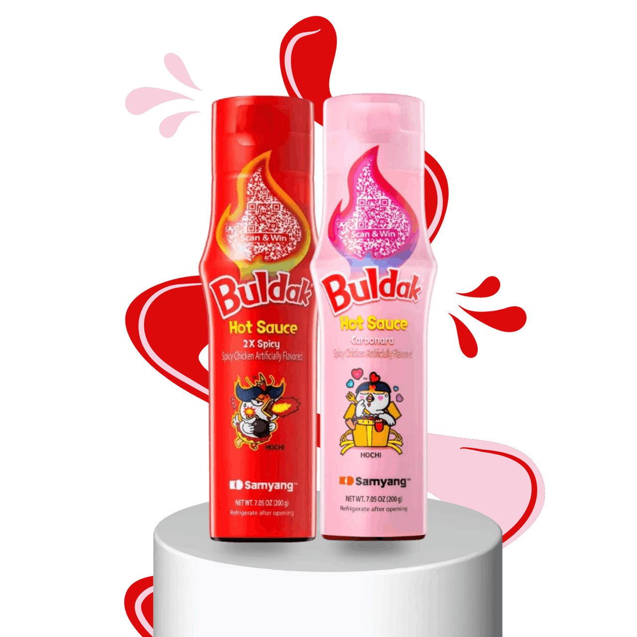 SAMYANG Buldak Sauce Set - Carbonara & 2x Spicy
