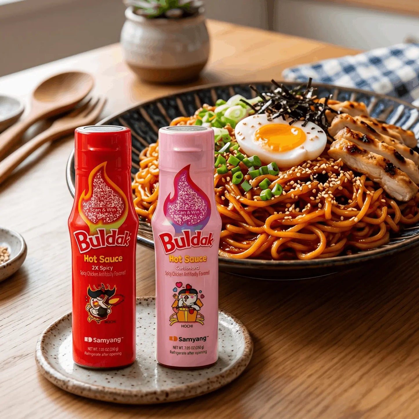 SAMYANG Buldak Saucen Set - Carbonara & 2x Spicy