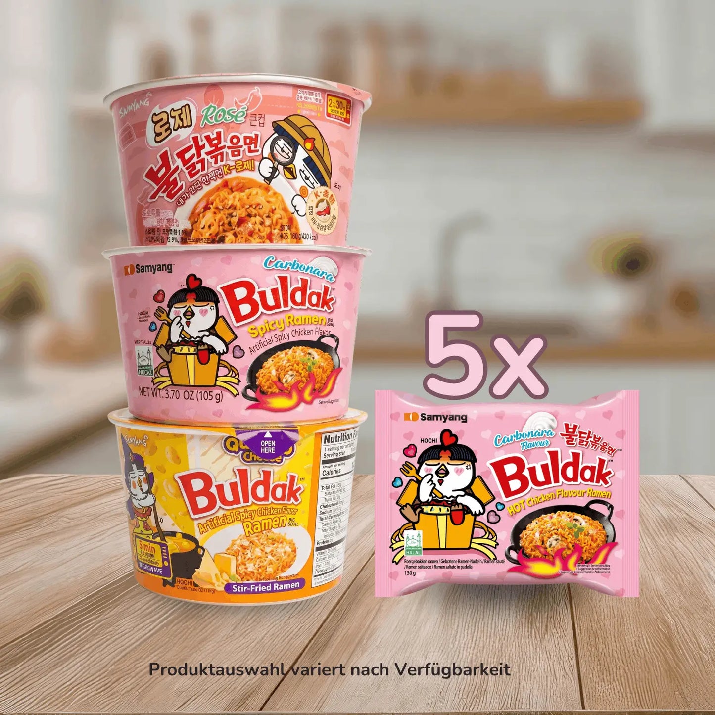 Samyang Buldak Tasting Set