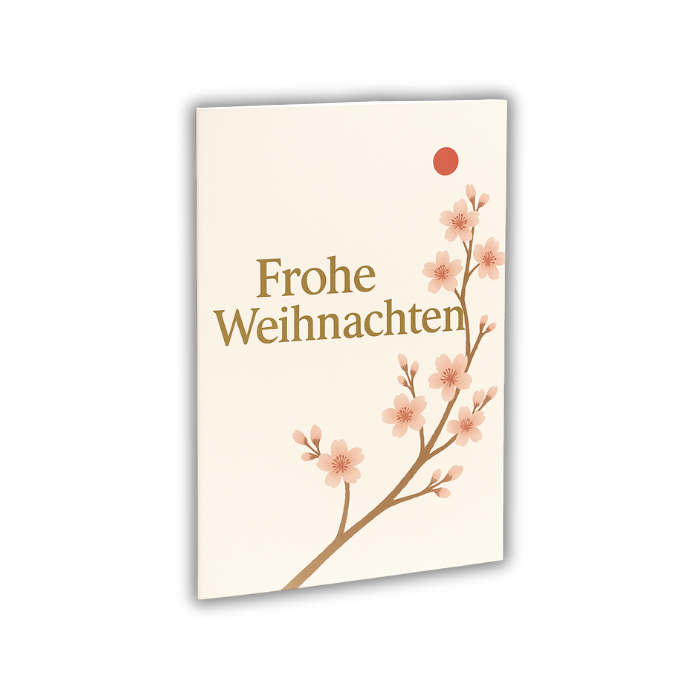 Christmas card A5 foldable (incl. envelope)