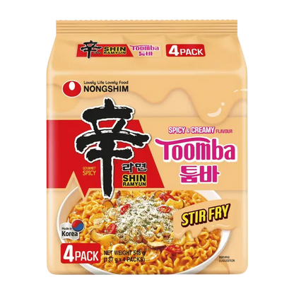 NONGSHIM Instant Nudeln Shin Ramyun Toomba 4x130G